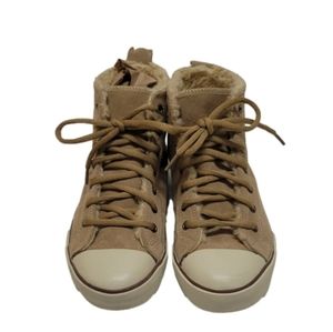 NEW vintage Gap Kids Boys Suede Hi Top Sherpa sneakers, size 3